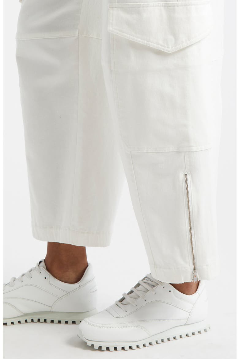 Stretch Cotton Twill Cargo Pants, Alternate, color, CHALKDNU