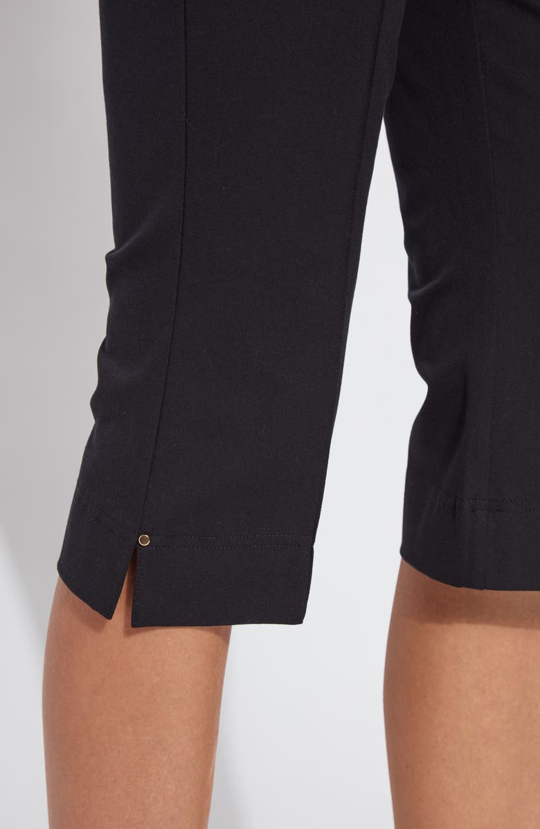 Lysse Amanda High Waist Pull-On Capri Pants, Alternate, color, Black