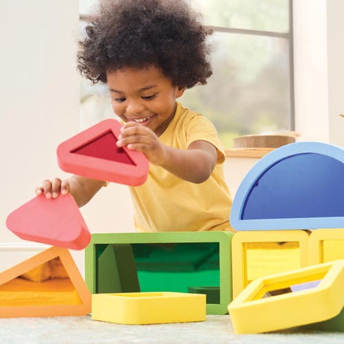 Kaplan Early Learning Company Mirror Foam Blocks In Multi