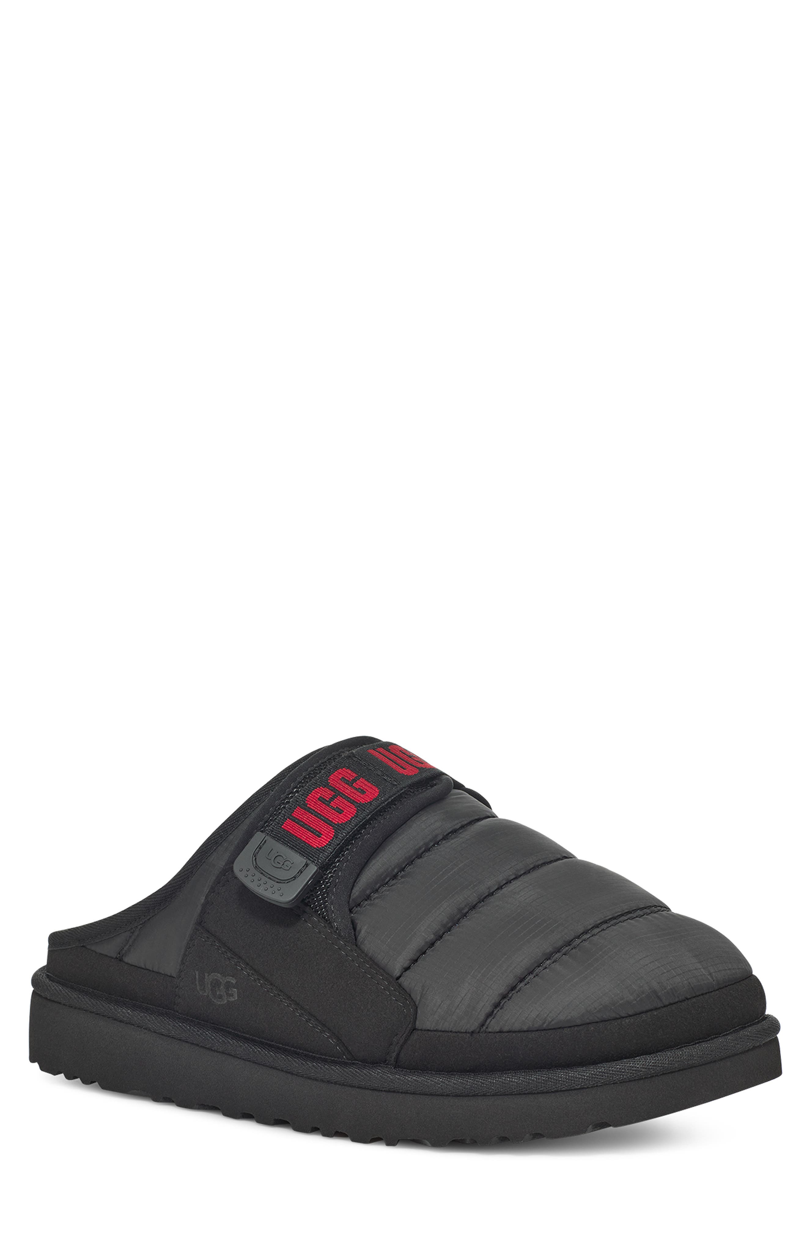 UGG<sup>®</sup> Dune Genuine Shearling Lined Scuff Slipper, Main, color, 