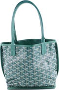 Pre-Owned Goyard Anjou Reversible Tote Coated Canvas Mini
