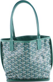 Pre-Owned Goyard Anjou Reversible Tote Coated Canvas Mini