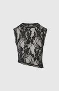 Manière De Voir Eugenie Lace Asymmetric Top