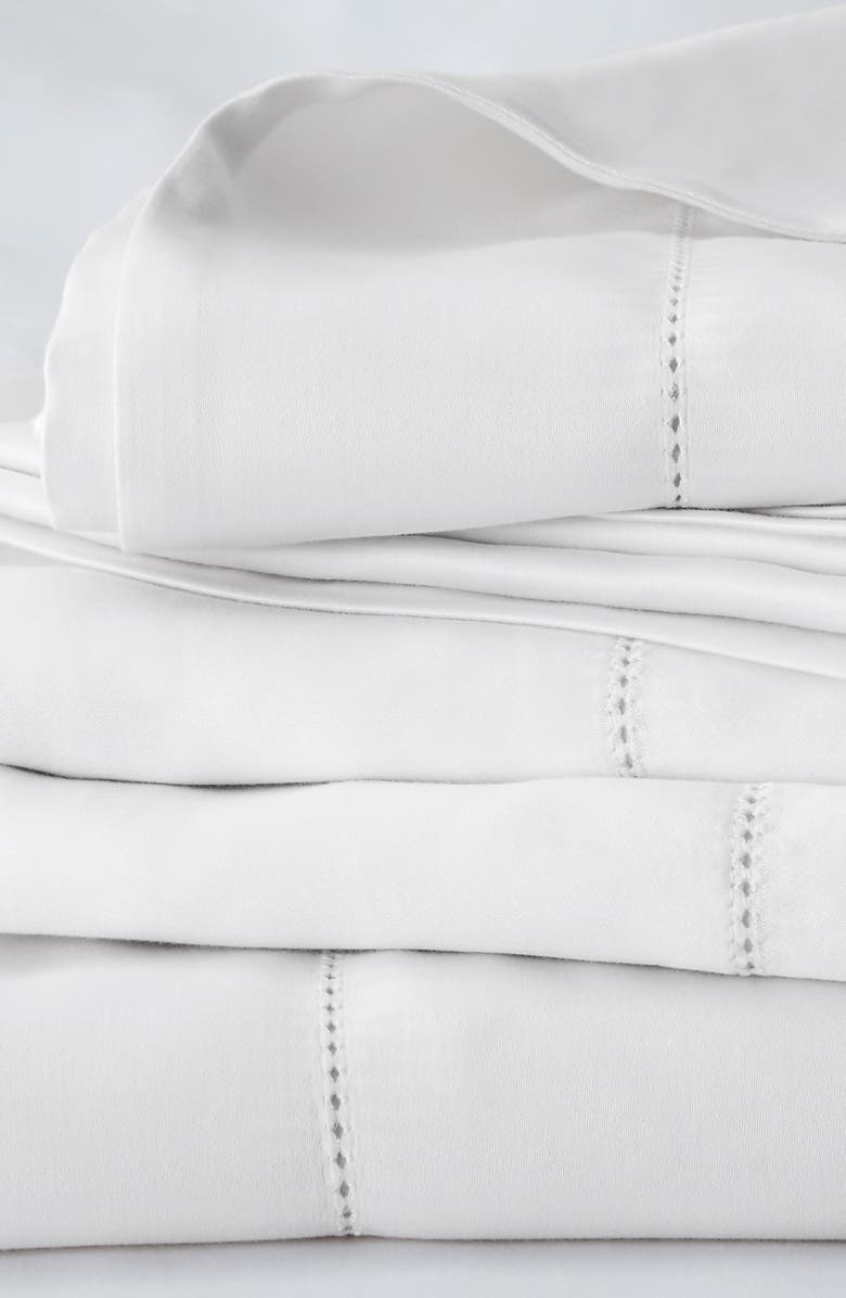 The White Company Connaught Flat Sheet, Alternate, color,