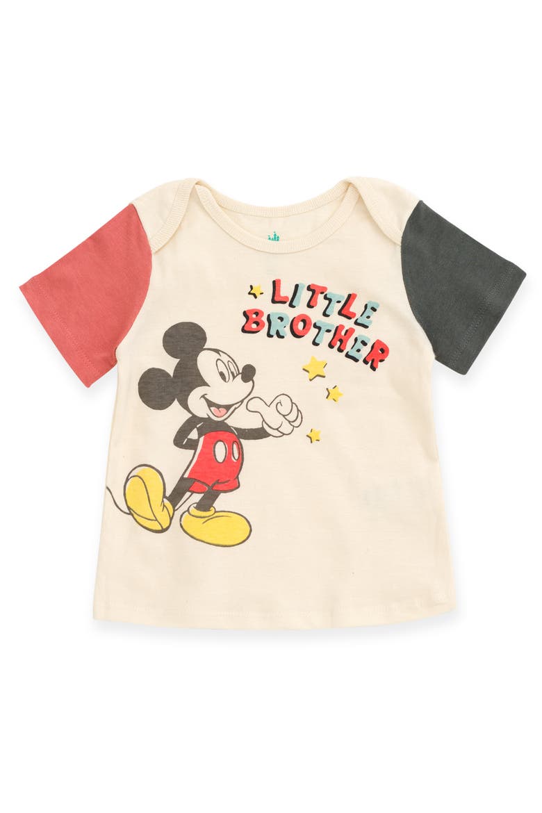 Mickey Mouse Short Sleeve T-Shirt, Main, color, Alabaster Mickey Mouse