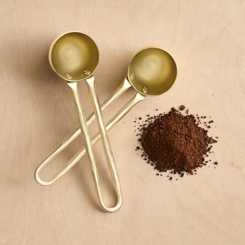 The Collective Home Forge Brass Coffee Scoops