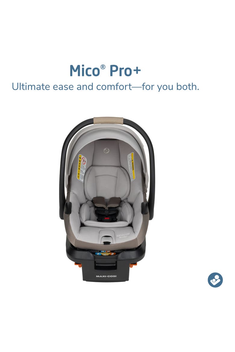 Mico™ Pro+ Infant Car Seat & Base, Alternate, color, OYSTER SHELL