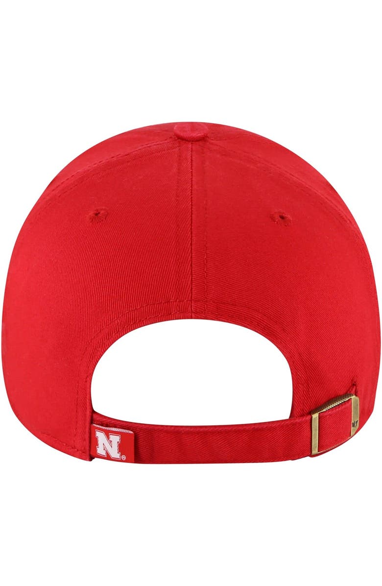 '47 Women's '47 Scarlet Nebraska Huskers Sidney Clean Up Adjustable Hat, Alternate, color, Scarlet