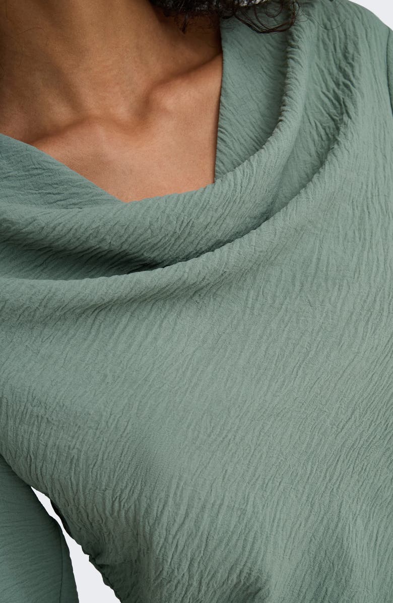 Only Mette Life Long Sleeve Waterfall Top, Alternate, color, Lily Pad