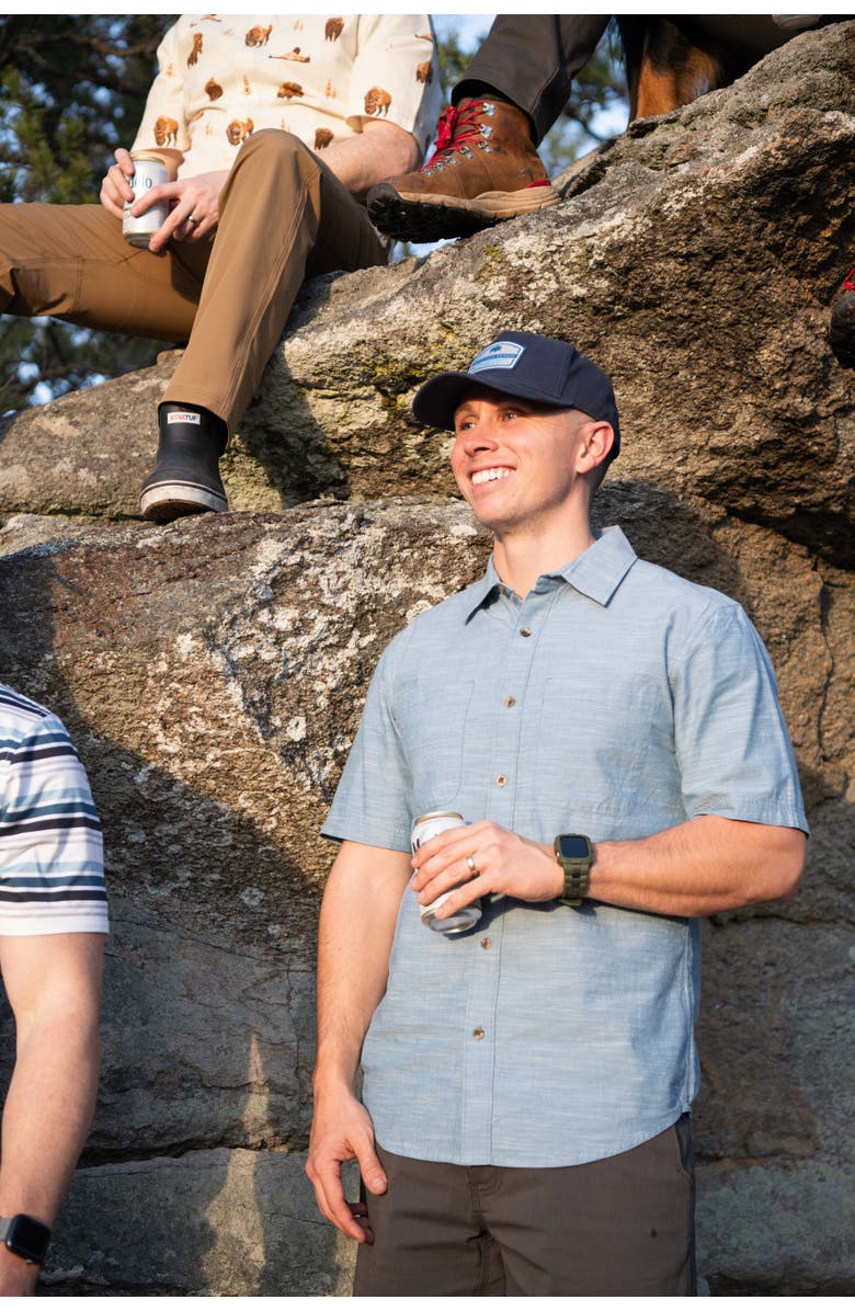 Mountain Khakis Bowman Short Sleeve Woven Shirt, Alternate, color, Parchment