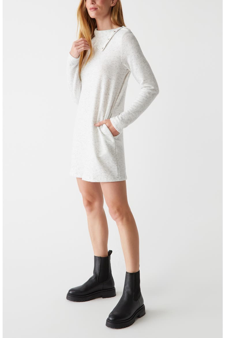 Carlotta Long Sleeve Knit Minidress, Alternate, color, CHALK