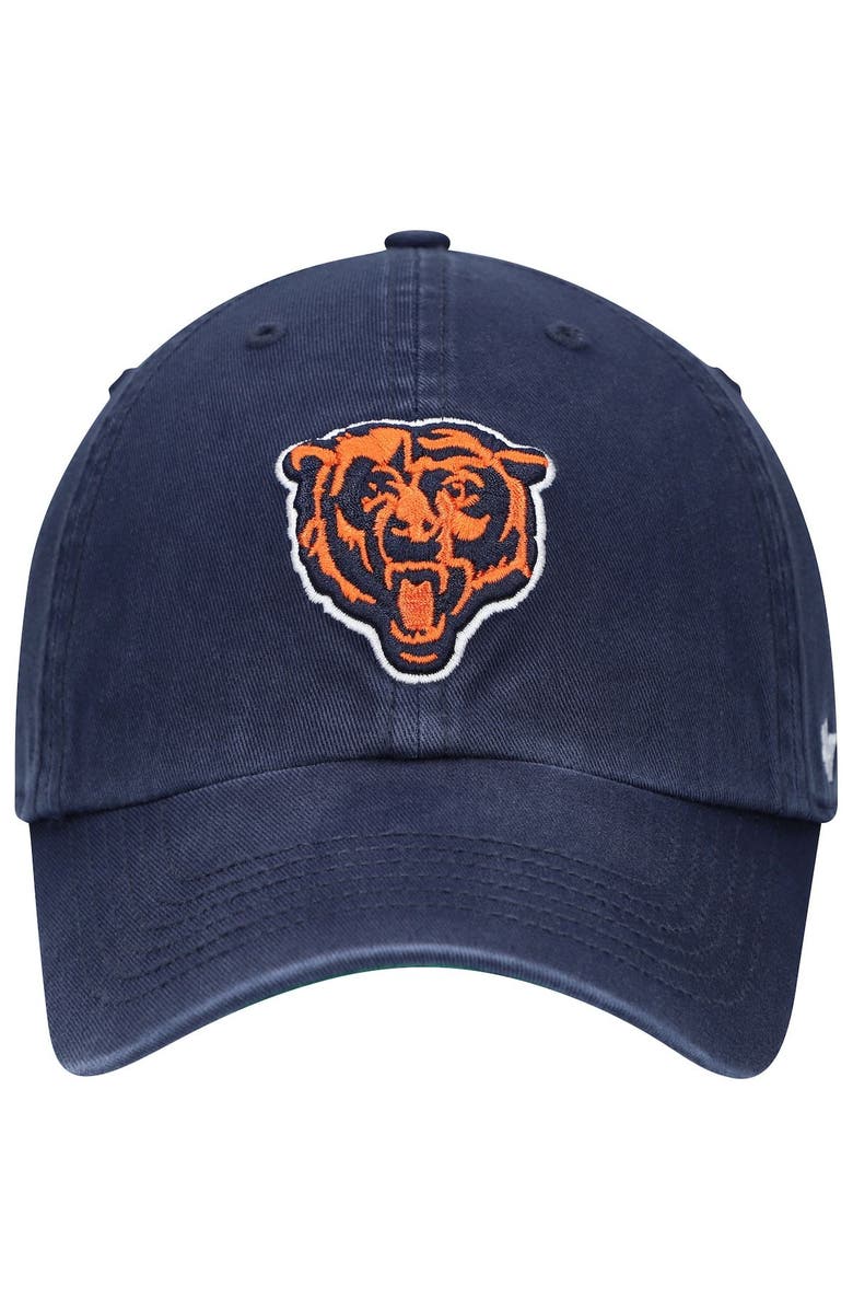 '47 Men's '47 Navy Chicago Bears Franchise Mascot Logo Fitted Hat, Alternate, color,
