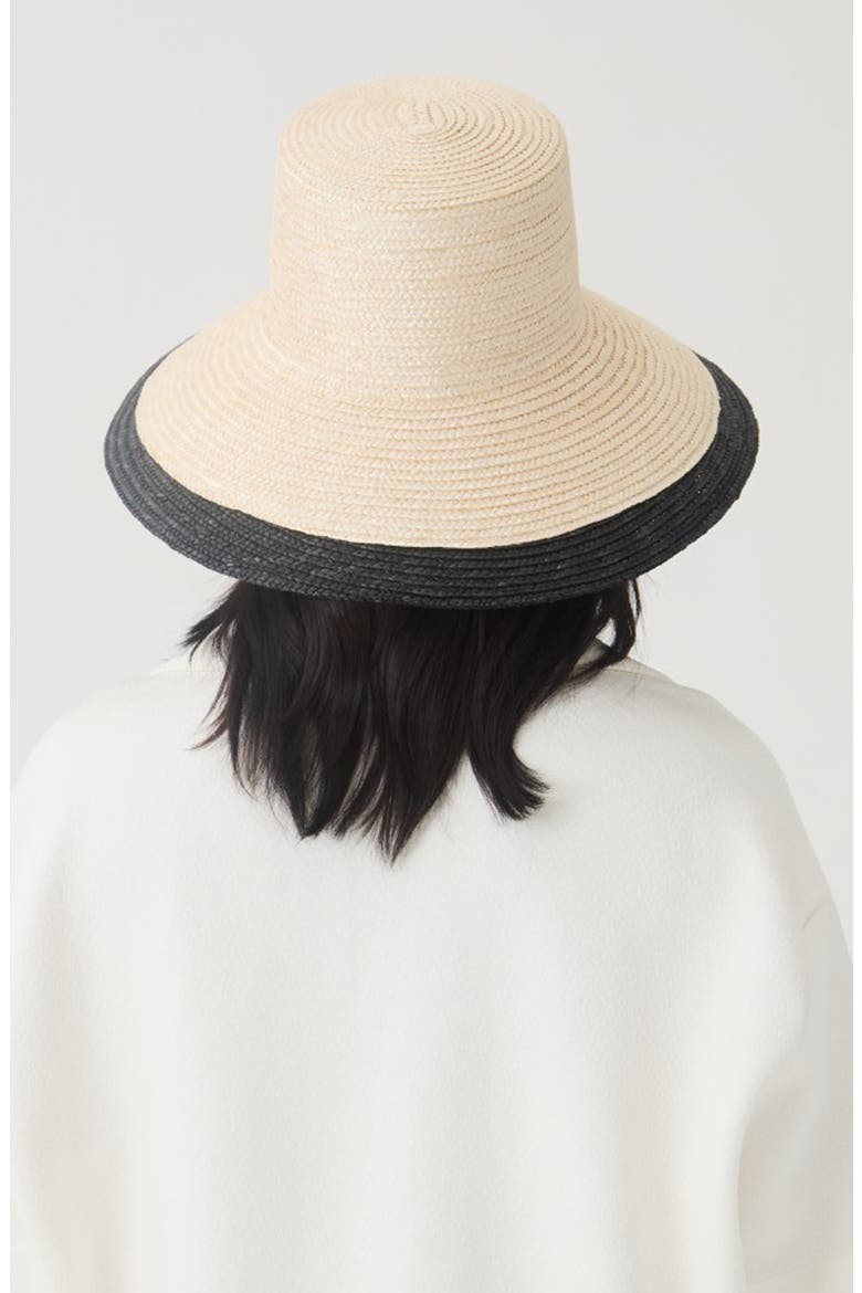 Annabelle UPF 50+ Wide Brim Straw Sun Hat, Alternate, color, IVORY