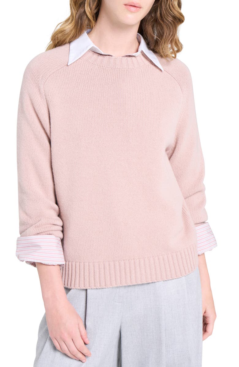 TWP New Jill Cashmere Sweater, Main, color, Blush