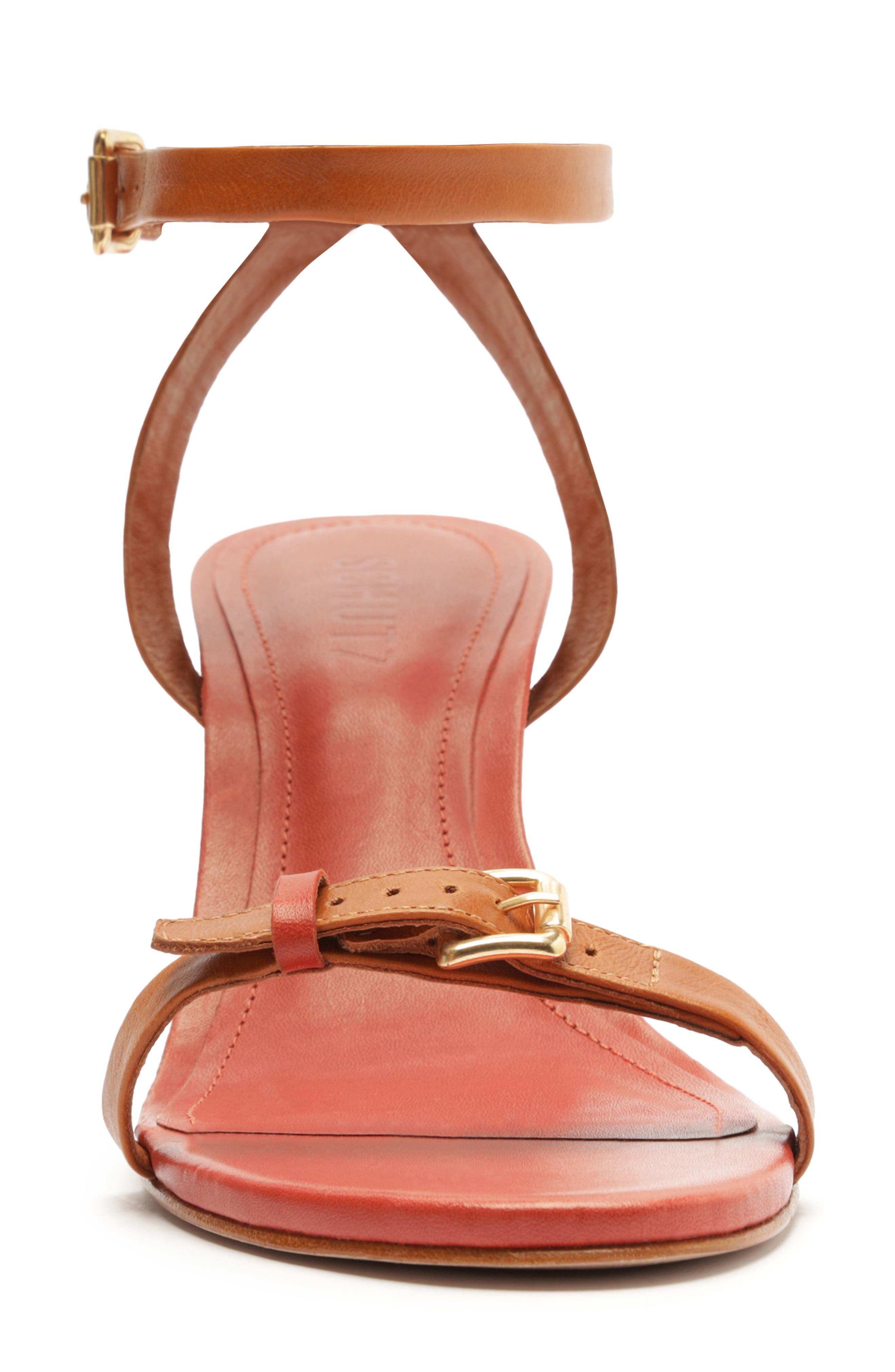 Schutz Aurora Mid Ankle Strap Sandal, Alternate, color, 