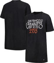 THE WILD COLLECTIVE Women's The Wild Collective Black San Francisco Giants T-Shirt Dress