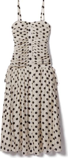 Rue Polka Dot Convertible Strap Dress