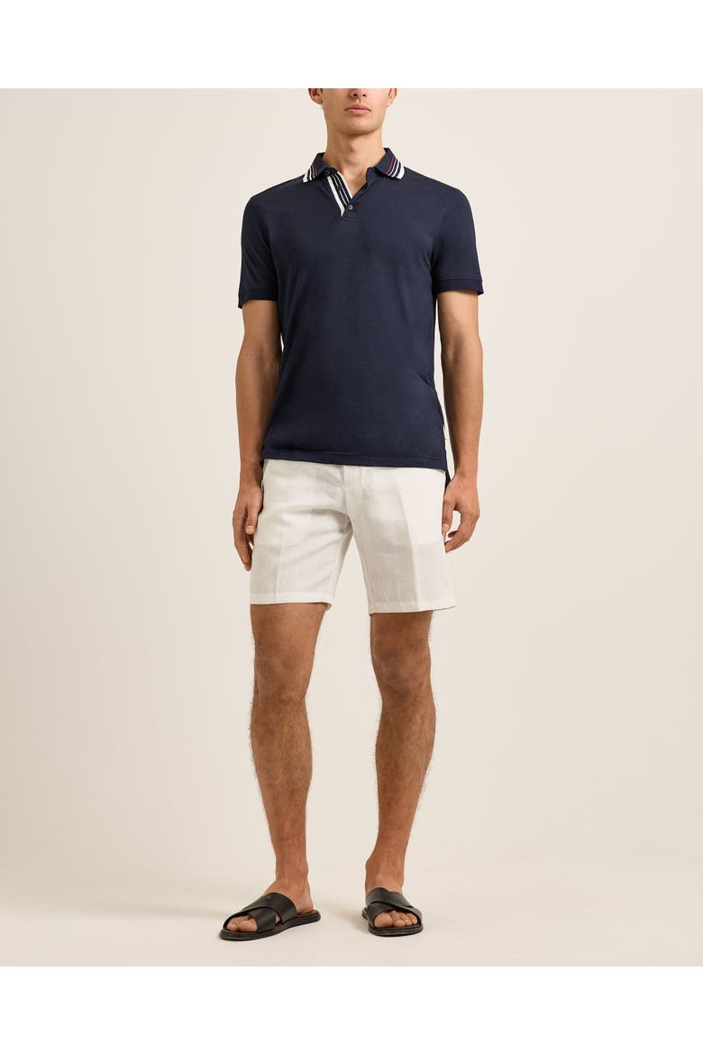 Dominic Cotton Classic-Fit Polo Shirt, Main, color, NIGHT IRIS