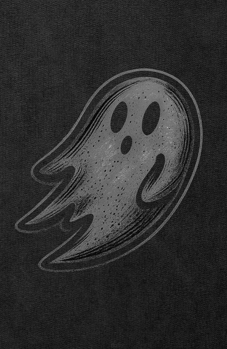 Dalix Mens Ghost Washed Hoodie, Alternate, color, Black