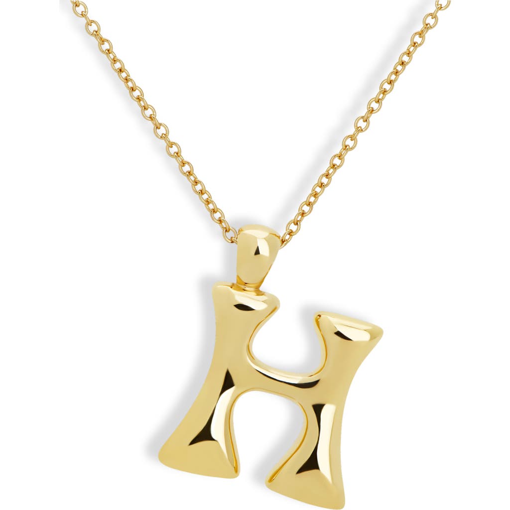 MOD AND JO Blake Bubble Letter Pendant Necklace in H  product
