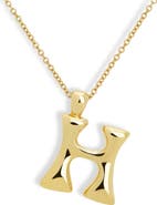 MOD + JO Blake Bubble Letter Pendant Necklace