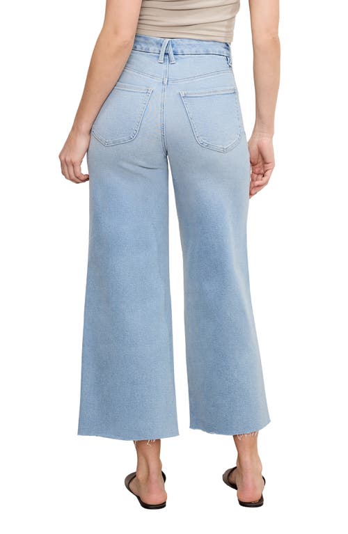 GOOD AMERICAN GOOD AMERICAN GOOD WAIST LIGHT COMPRESSION CROP PALAZZO JEANS