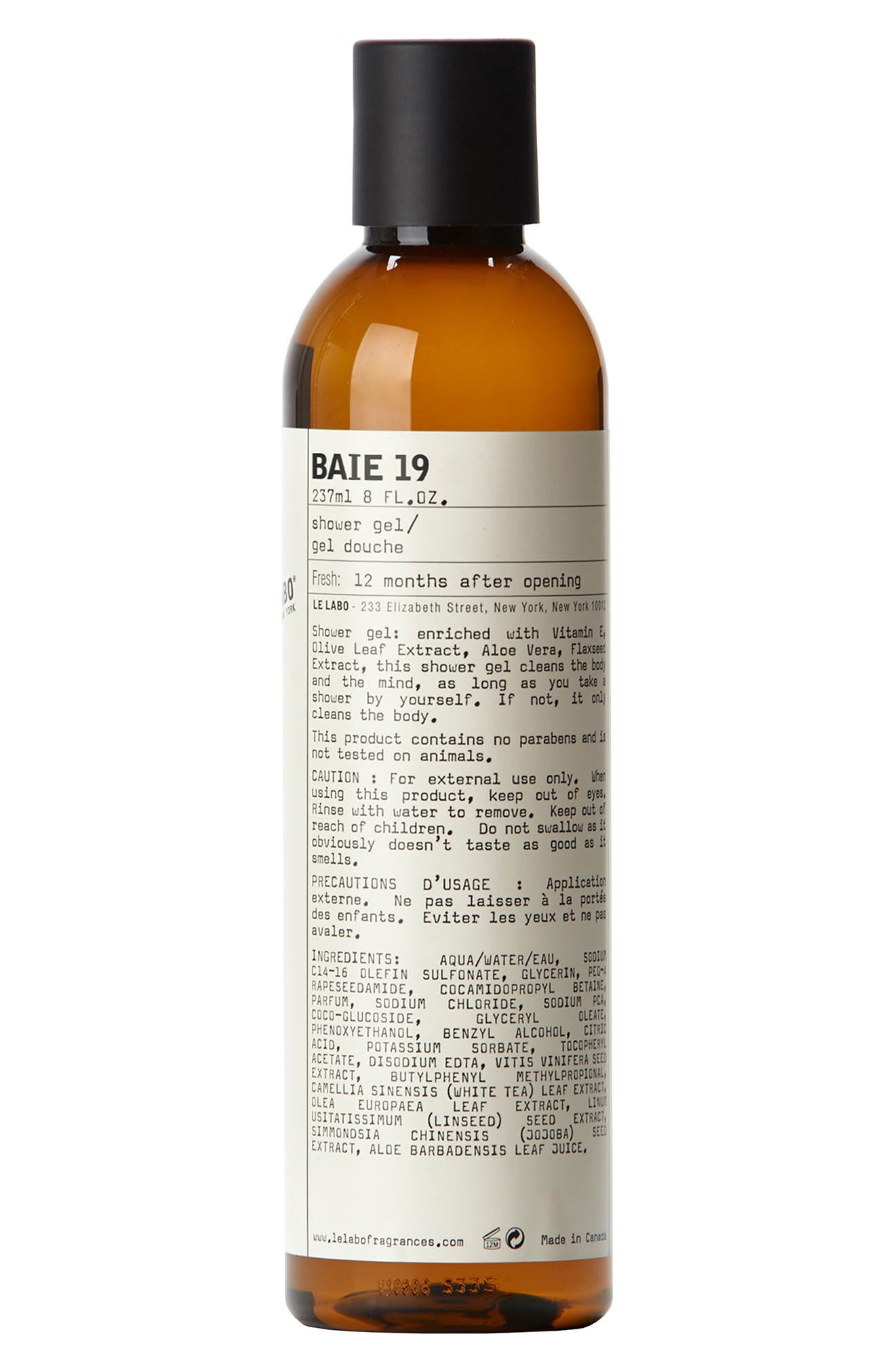 BAIE 19 ボディ ローション 237ml Baie 19 Shower Gel | Nordstrom