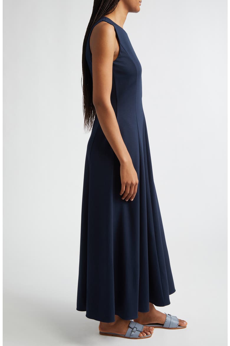 Open Knit Sleeveless Maxi Sweater Dress, Alternate, color, BLUE
