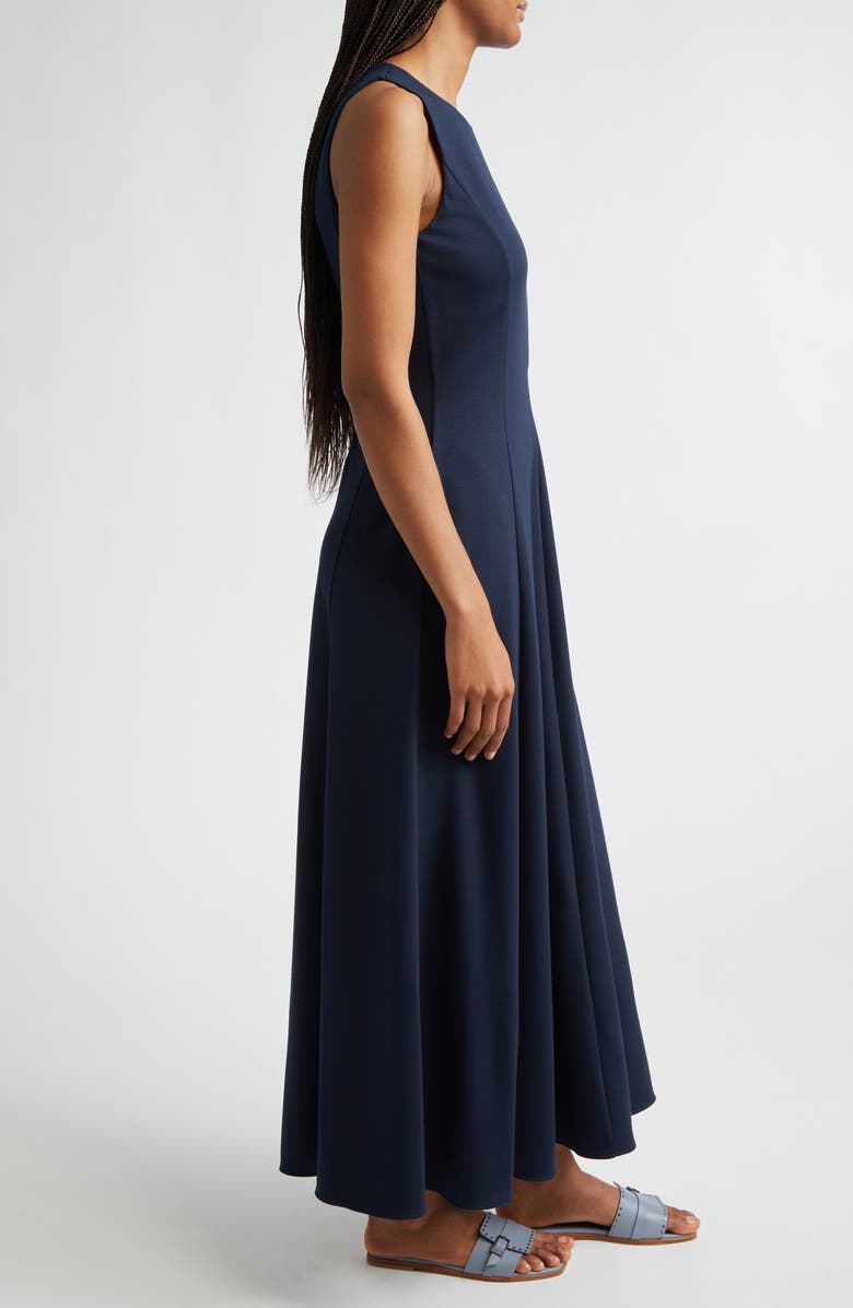 Eleventy Open Knit Sleeveless Maxi Sweater Dress, Alternate, color, Blue