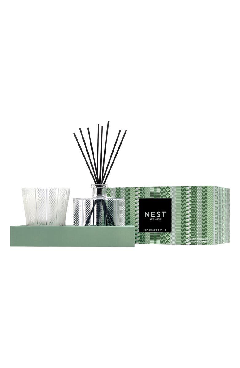 NEST New York Birchwood Pine Classic Candle & Diffuser Set, Alternate, color, 