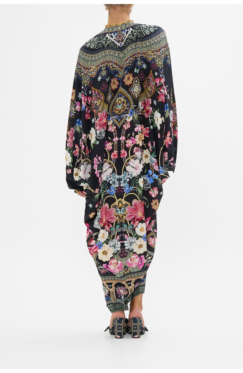 Camilla T Shape Long Kaftan Midnight In Monserrate, Alternate, color,