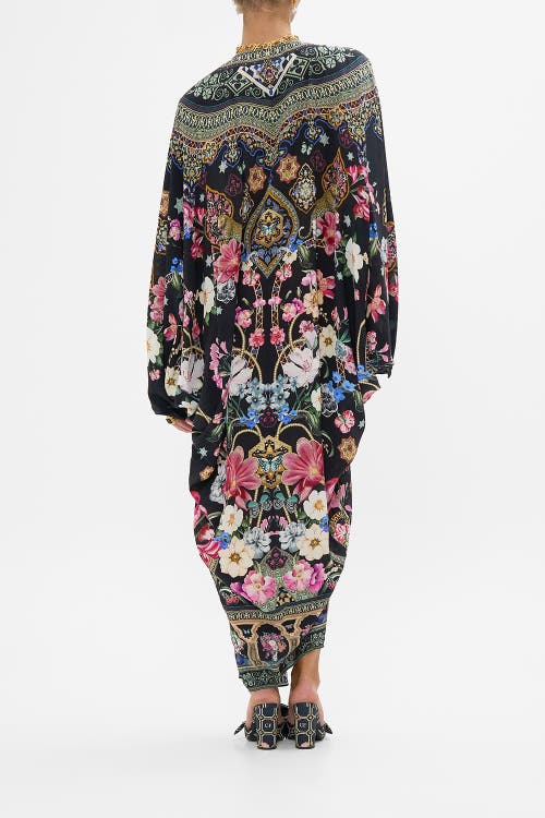 Camilla T Shape Long Kaftan Midnight In Monserrate In Midnight In Monserrate