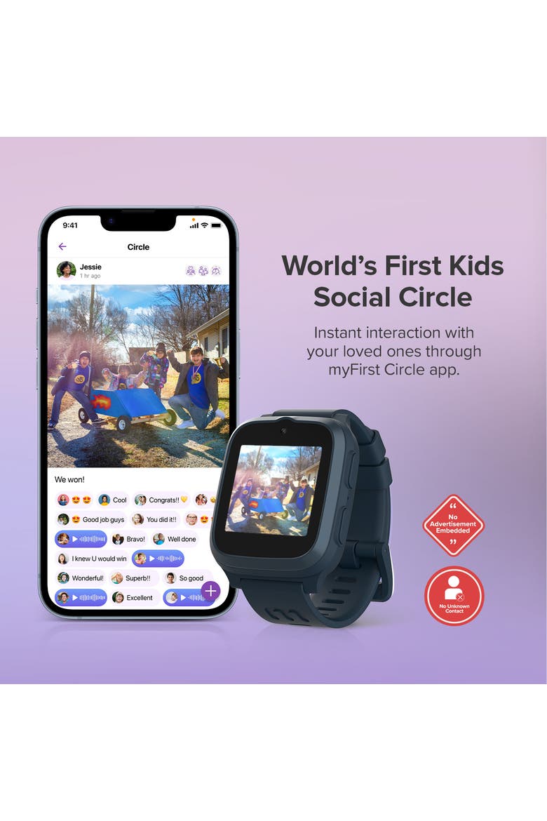 Fone S3+ Kids Smartwatch with eSIM, IPS 1.4 '', Alternate, color, Space Blue