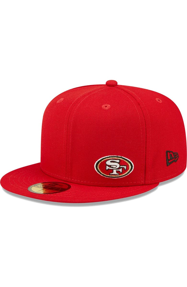 New Era Men's New Era Scarlet San Francisco 49ers Flawless 59FIFTY Fitted Hat, Alternate, color, Scarlet