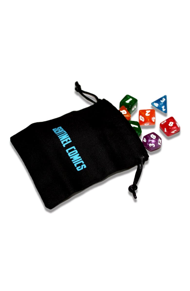 Greater Than Games Sentinel Comics The RPG Dice Set, Alternate, color, Multicolored