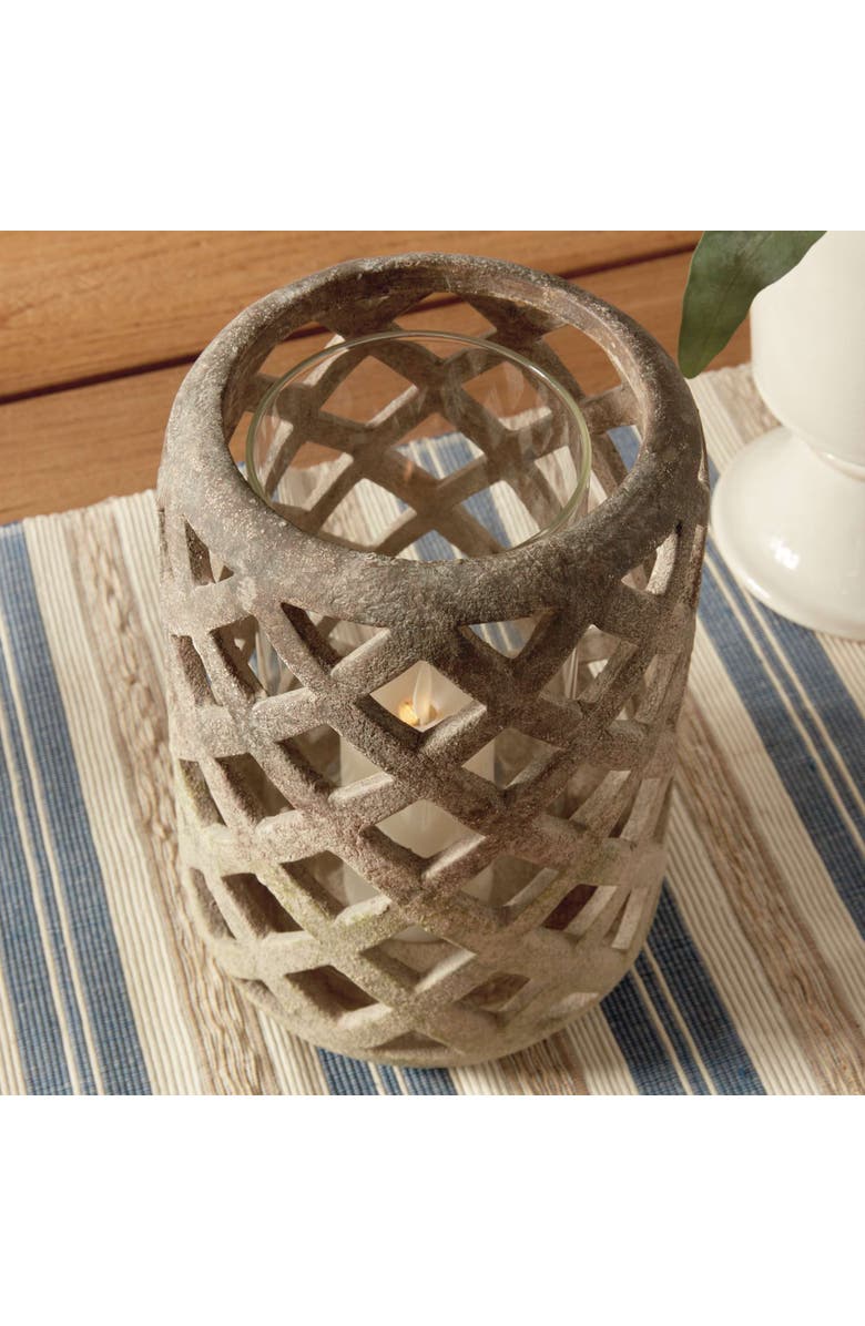 Napa Home & Garden Lucca Hurricane Large, Alternate, color, Brown