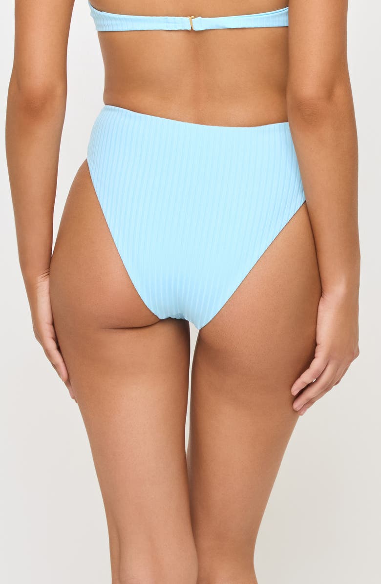 LSPACE Savannah High Waist Bikini Bottoms, Alternate, color, Tourmaline