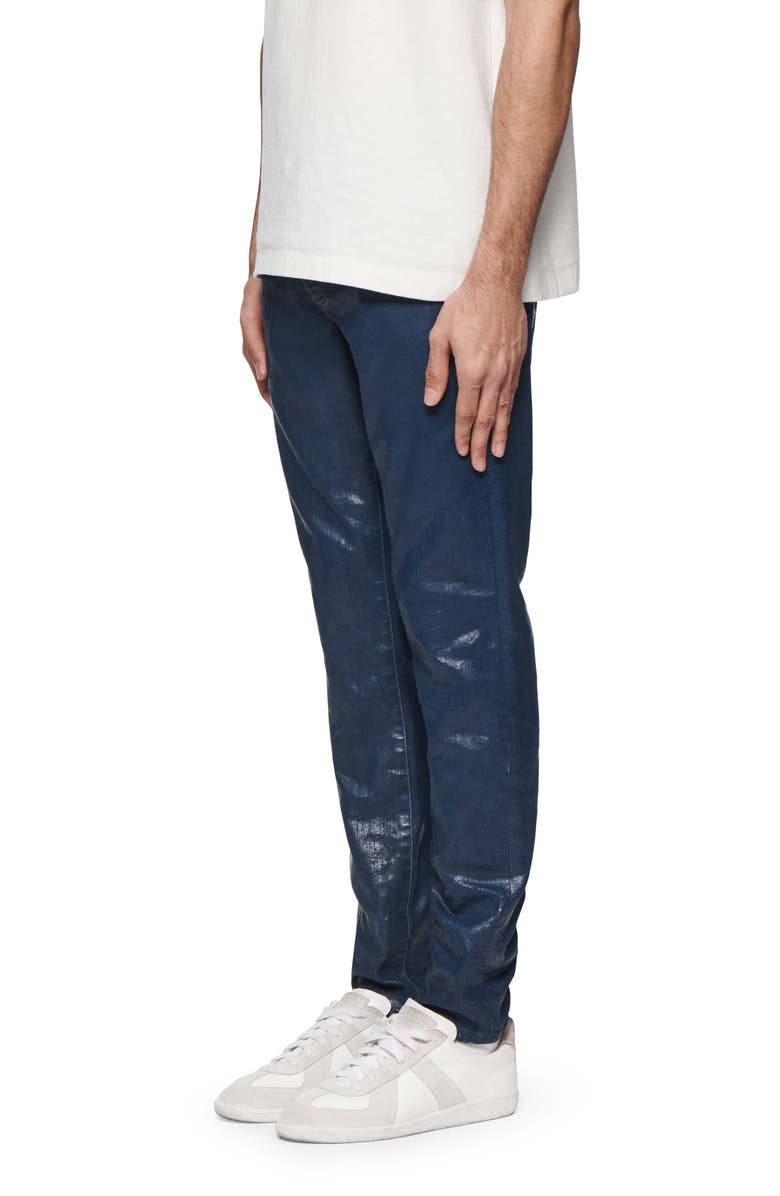 PURPLE BRAND Paint Job Crackled Coated Skinny Jeans, Alternate, color,