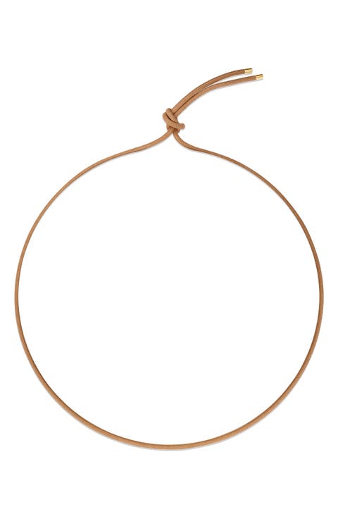 Rya Leather Cord Necklace