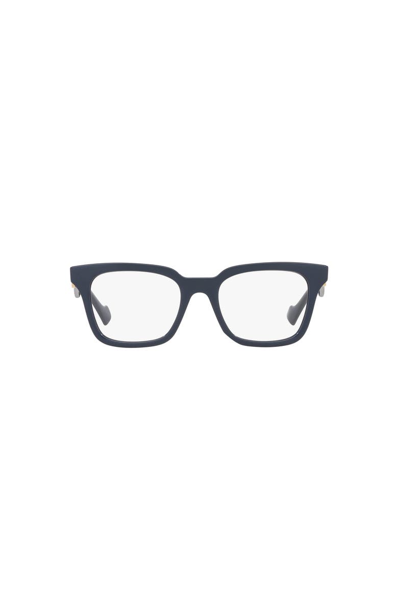 51mm Rectangle optical glasses, Alternate, color, Blue