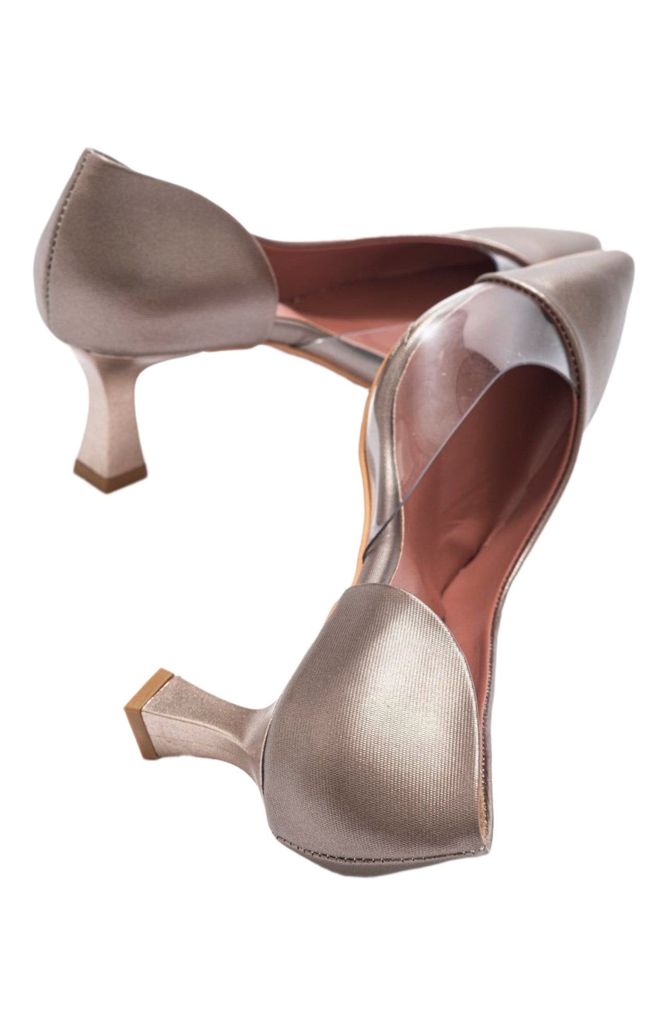 Vera Pointed Toe Pump, Alternate, color, Copper Faux Leather