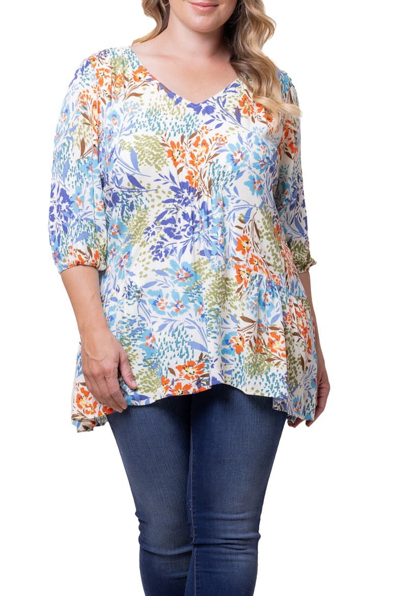 Oasis Tunic Top, Main, color, SANTORINI