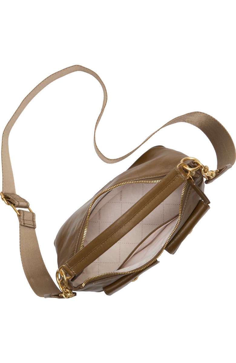 Vince Camuto Carly Leather Shoulder Bag, Alternate, color, Reishi