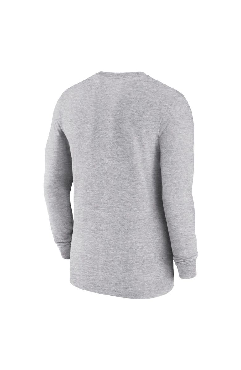 Nike Men's Nike Heather Gray Paris Saint-Germain Knockout Long Sleeve T-Shirt, Alternate, color, 