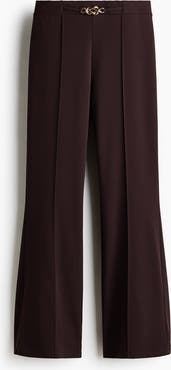 H&M Bootcut Ponte Di Roma Trousers