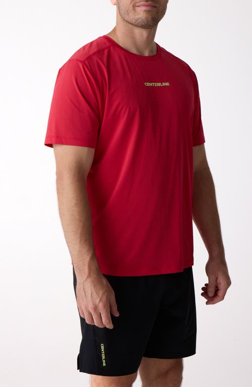 Centerline Athletics Tee In Red