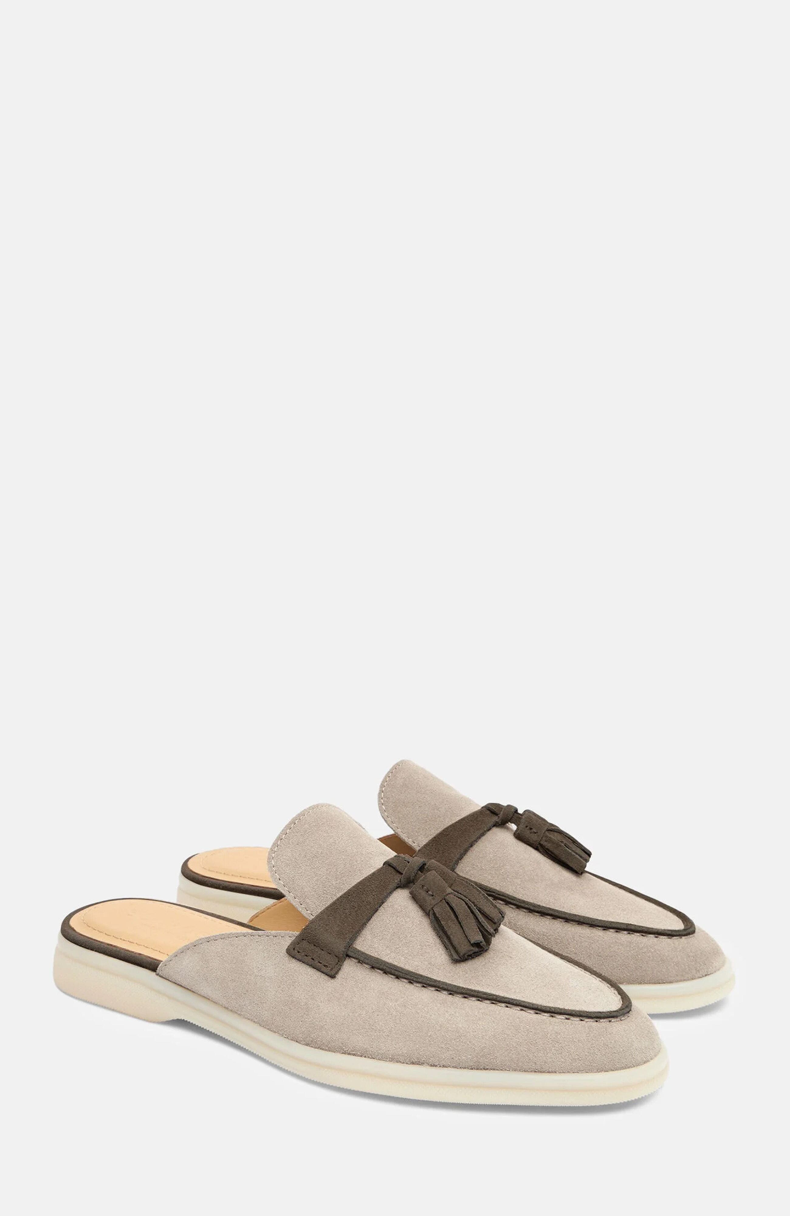  Sand & Deep Taupe - Suede