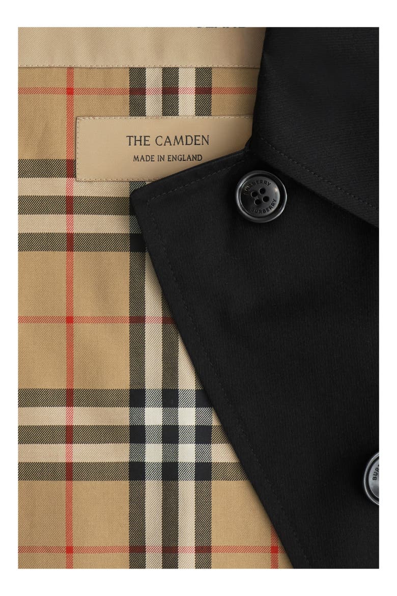 Mid-length Camden Heritage Car Coat, Alternate, color, Black
