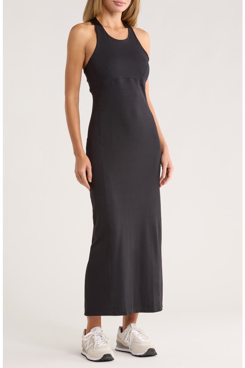 Reform Racerback Bodycon Dress, Main, color, BLACK