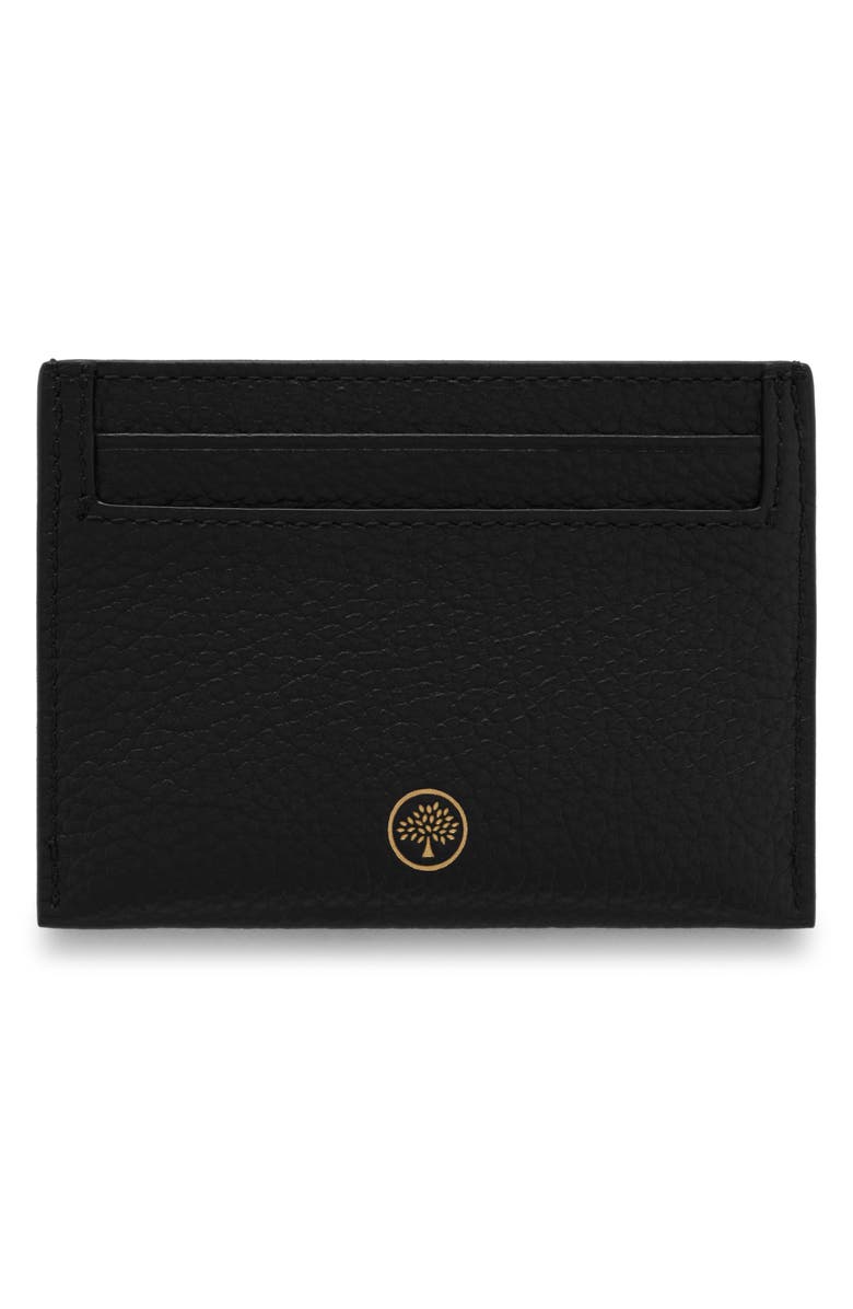 Mulberry Leather Card Case, Alternate, color, Black